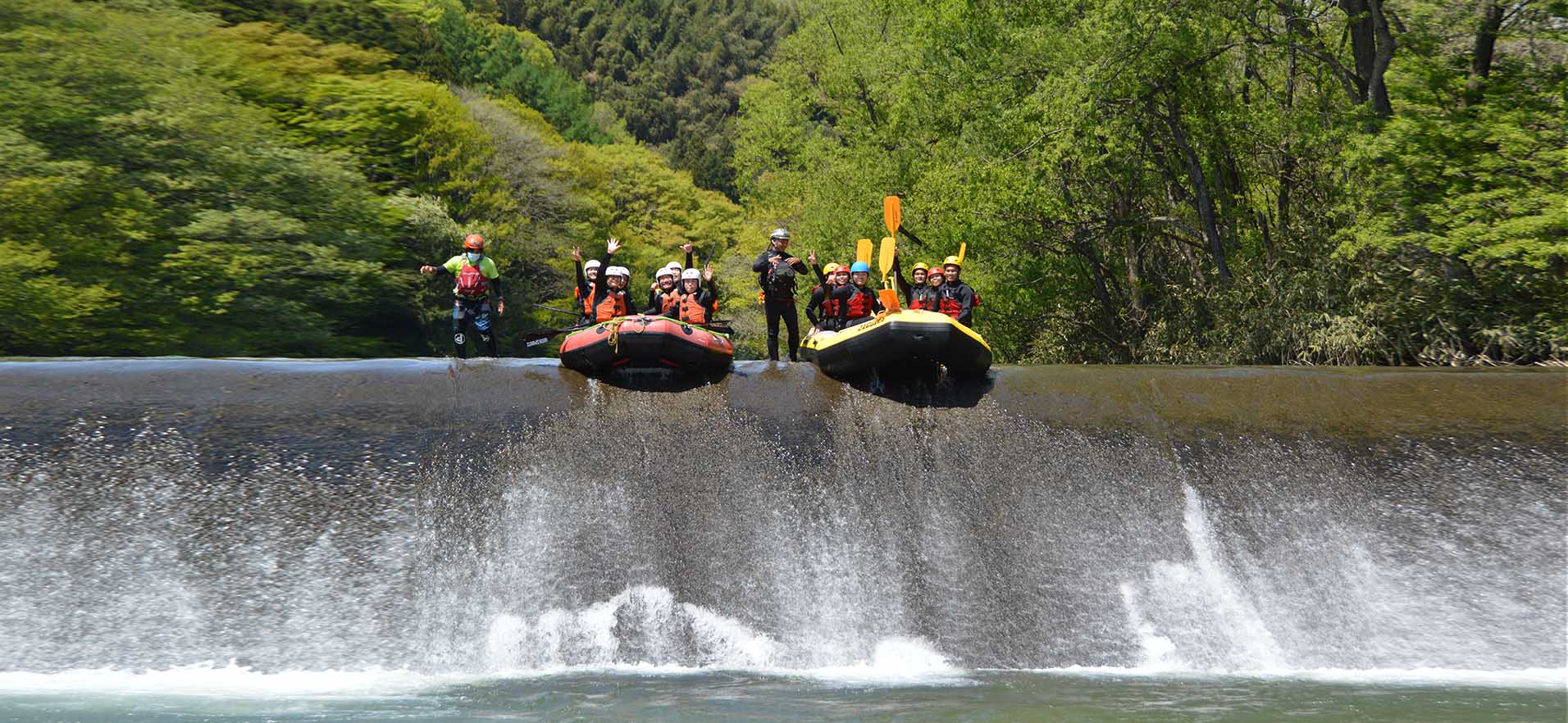 Minakami ful day rafting in tone river with friend and colleague, 友人や同僚と利根川でのみなかみフルデイラフティング